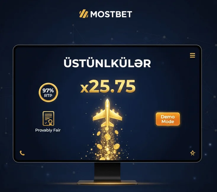 Mostbet Aviator üstünlükləri - yüksək RTP və Provably Fair sistemi